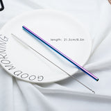 Stainless Steel Straw with Brush