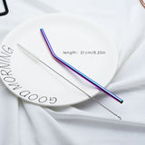 Stainless Steel Straw with Brush