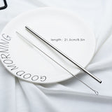 Stainless Steel Straw with Brush